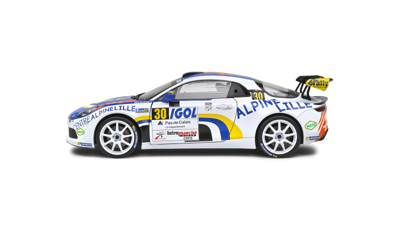 Alpine A110 RGT – Rallye du Touquet  - voiture miniature 1/18ème