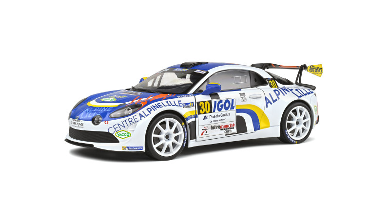 Alpine A110 RGT – Rallye du Touquet  - voiture miniature 1/18ème