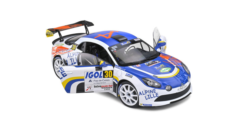 Alpine A110 RGT – Rallye du Touquet  - voiture miniature 1/18ème
