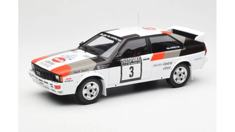Audi Quattro rally spec - voiture miniature 1/18ème
