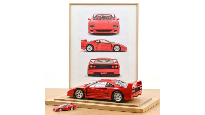Ferrari F40 - voiture miniature 1/12ème