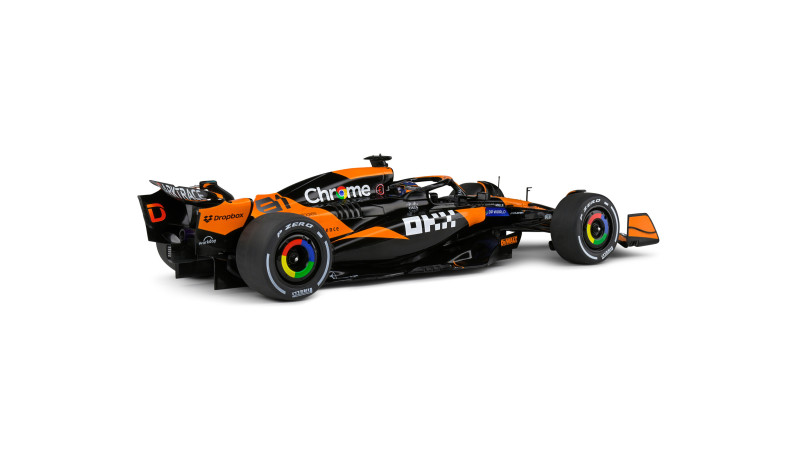Solido 1814202 McLaren F1 Team MCL38 – AUSTRALIAN GP – 2024 – E.PIASTRI - profil arrière droit