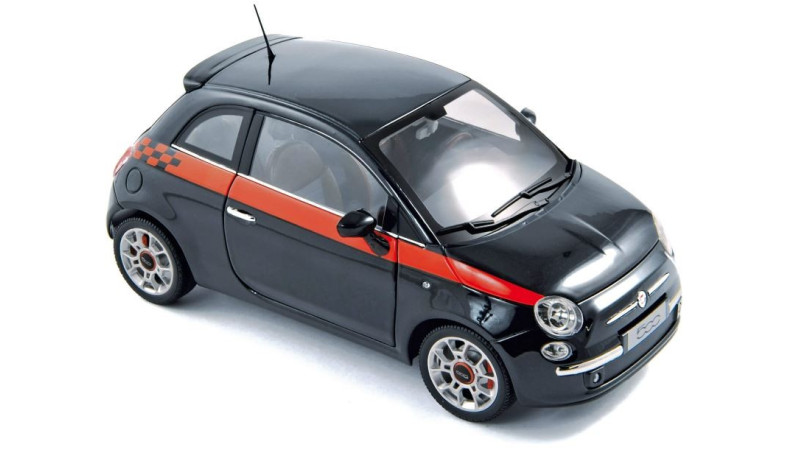 Fiat 500 sport - voiture miniature 1/18eme