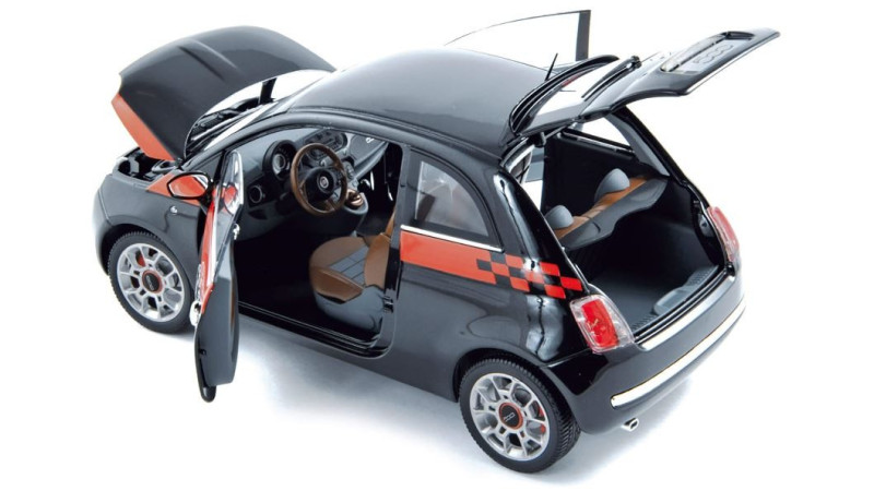 Fiat 500 sport - voiture miniature 1/18eme