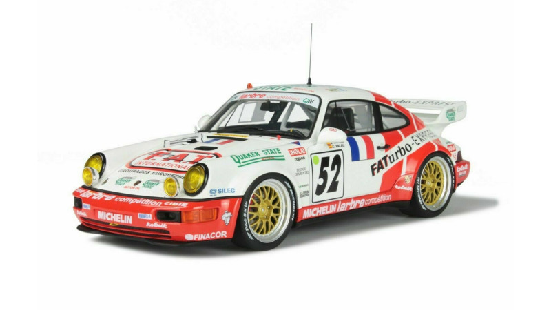 Porsche	911 (964) carrera RSR Le Mans 94 n°52 - voiture miniature 1/18eme