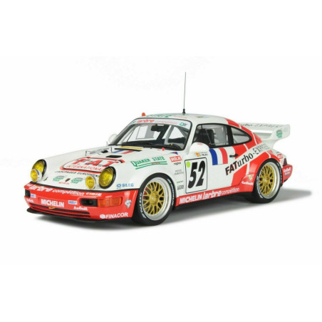 Porsche	911 (964) carrera RSR Le Mans 94 n°52 - voiture miniature 1/18eme